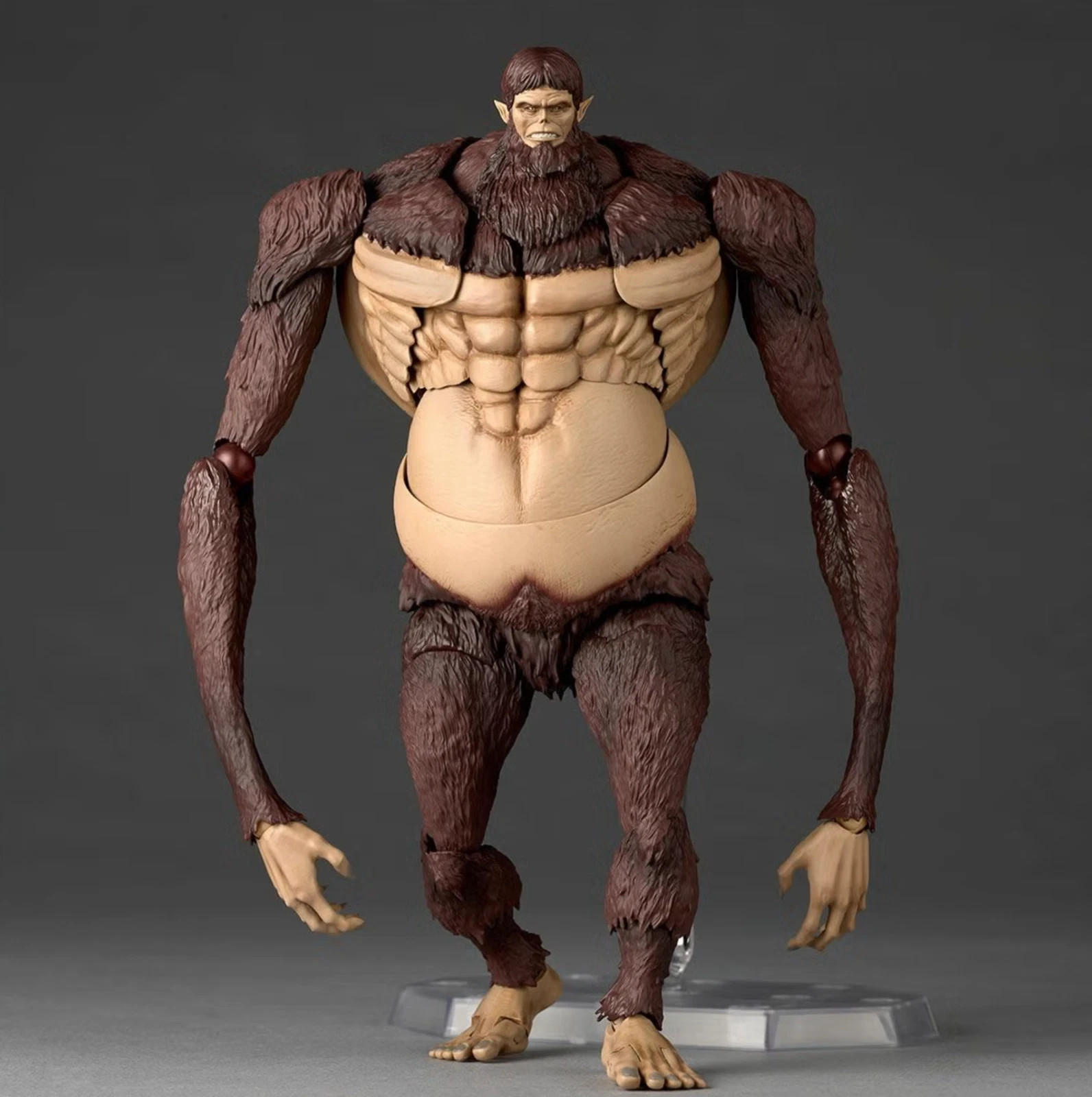 Kaiyodo Revoltech Amazing Yamaguchi Attack on Titan Beast Titan Figure w/Bonus
