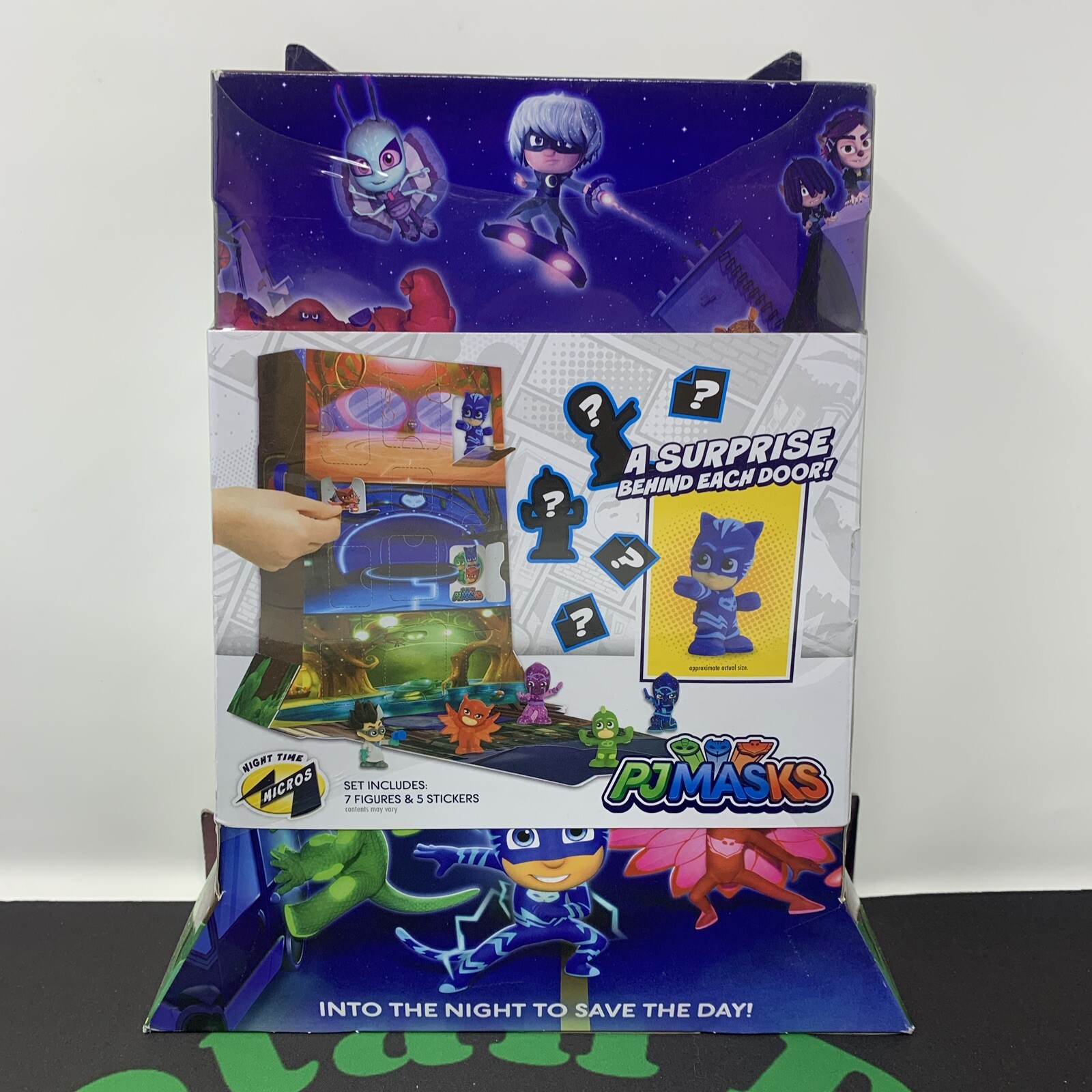 PJ Masks Night Time Micros Mystery HQ Box Set Into The Night Save The Day