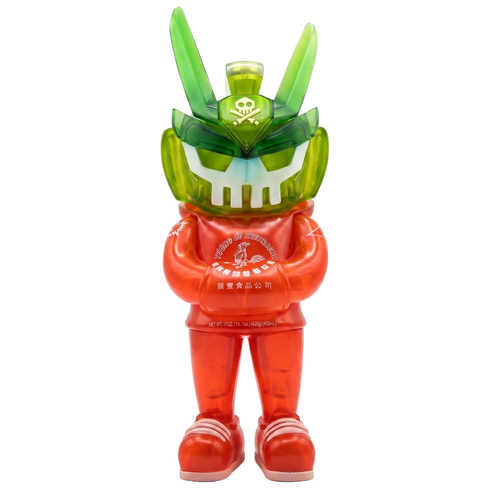 MEGATEQ Sketracha 12″ Figure Quiccs Sket One Translucent Red TEQ63 Martian Toys