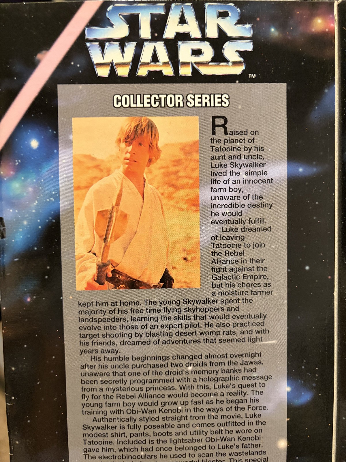 Star Wars Luke Skywalker Kenner Collectors Series 12″ inch Action Figure