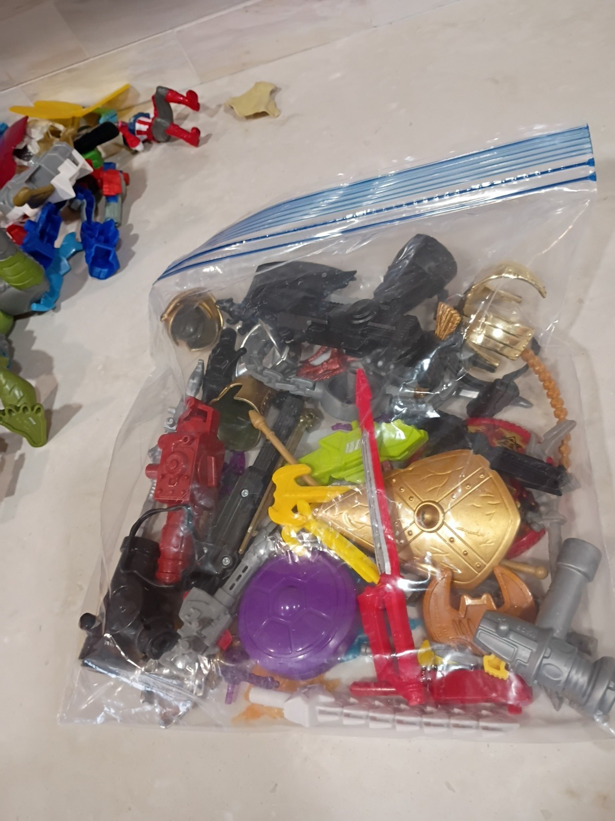 Lot Of Mixed Branded Action Figures And Accessories 6 Lbs Total