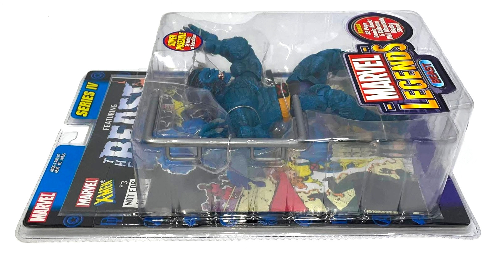 Vintage 2003 Toy Biz Marvel Legends BEAST 6″ Action Figure MOC MIP Sealed X-Men