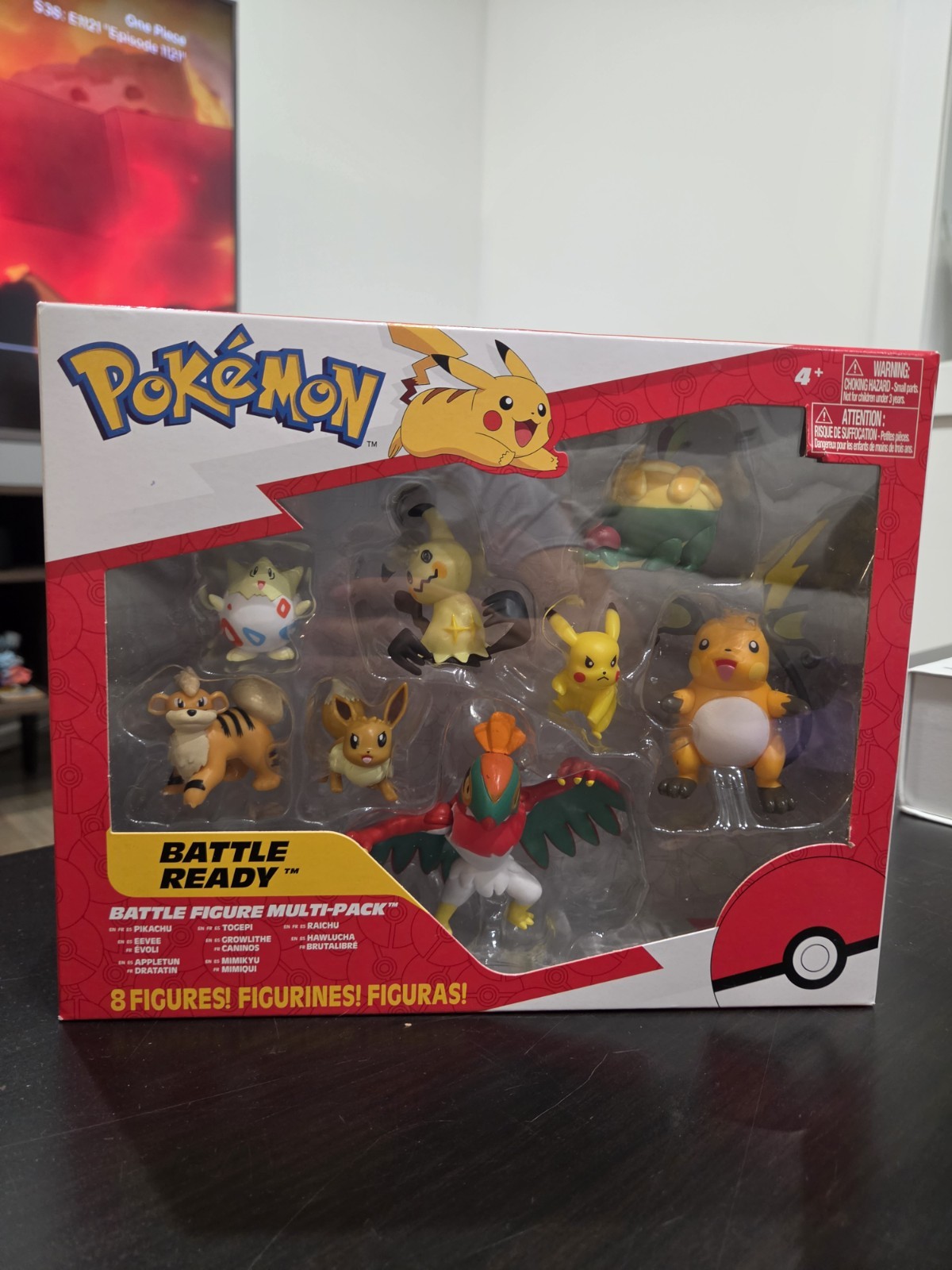 Pokémon Battle Figure Multi-Pack 8 Pack Pikachu Eevee Raichu Mimikyu Jazwares