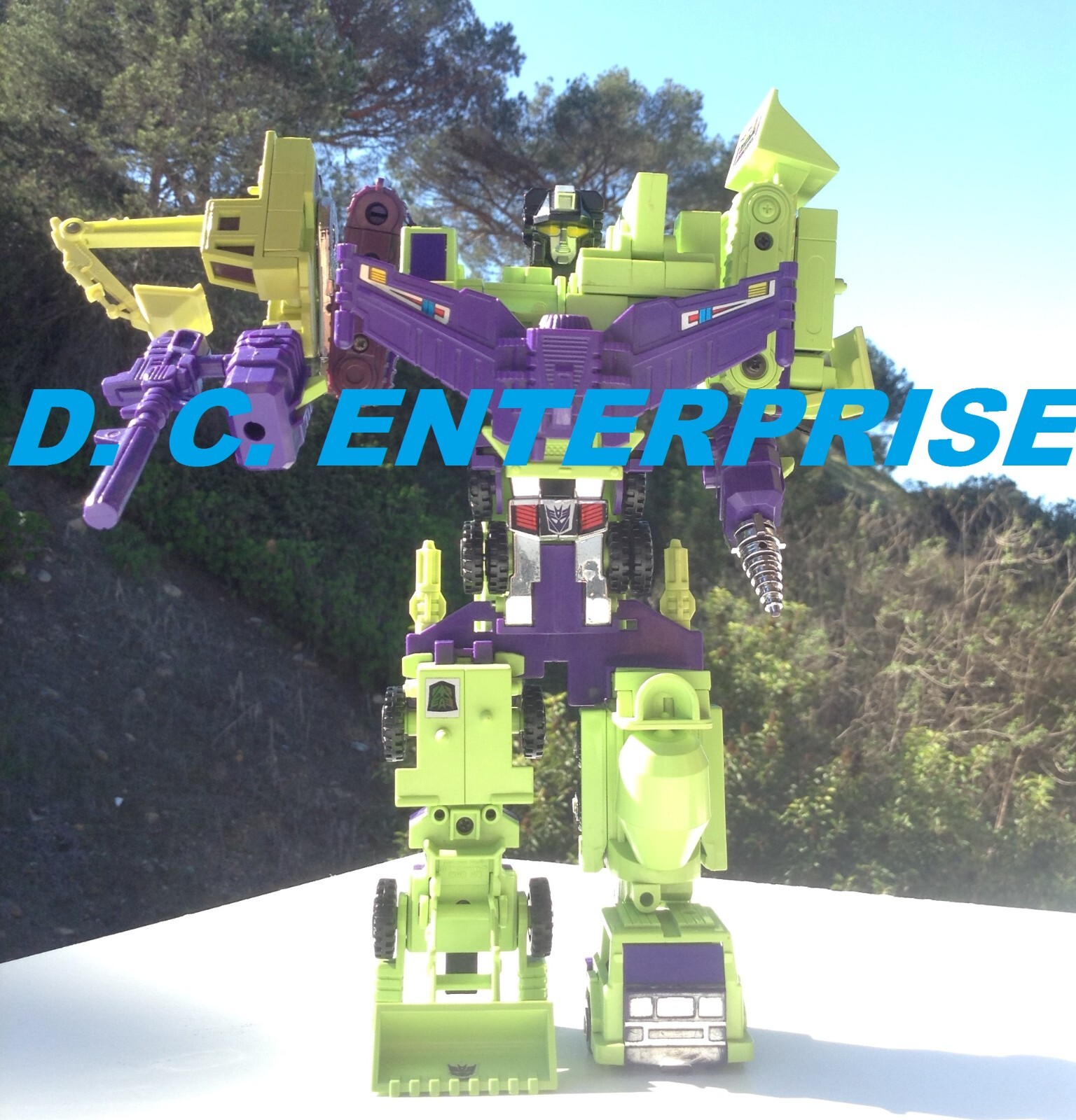HASBRO TRANSFORMERS G1 SERIES 2  DEVASTATOR INCOMPLETE CONSTRUCTICON & PART 1985