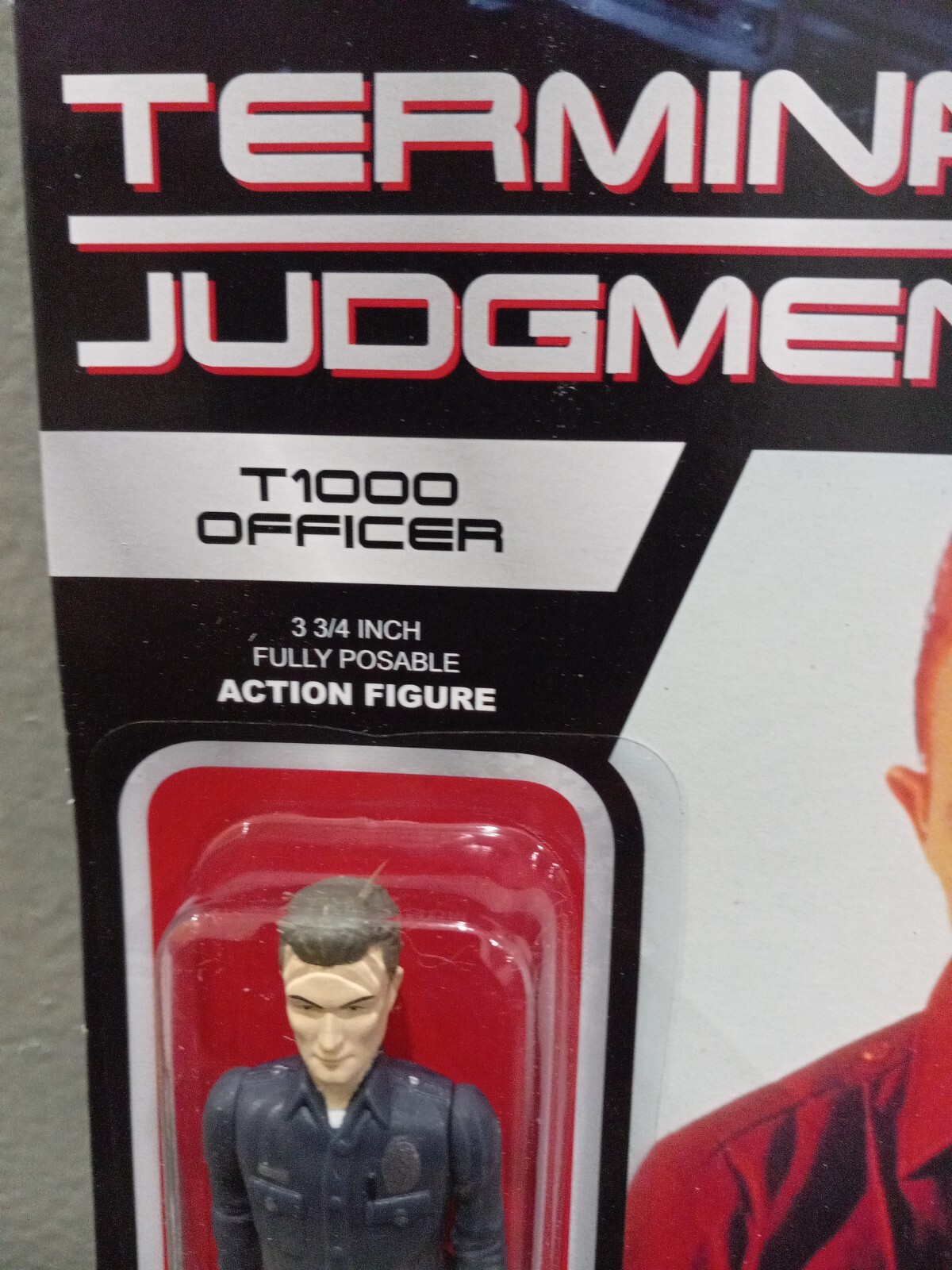 FUNKO REACTION MOVIES TERMINATOR 2 JUDGEMENT DAY T-1000 OFFICER ACTION FIGURE