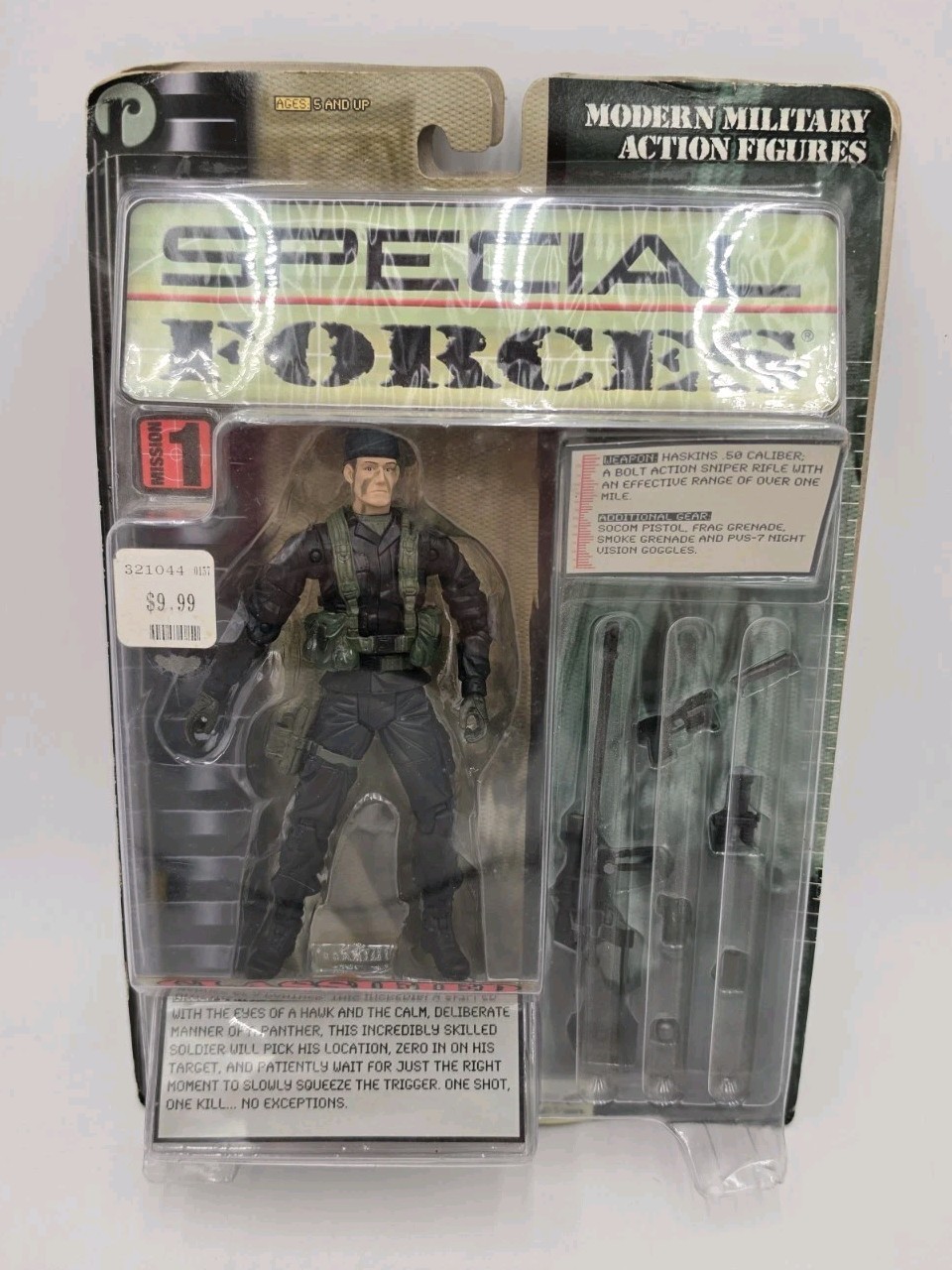 Resaurus US Military Assistance Special Forces Green Beret Urban Sniper Figure