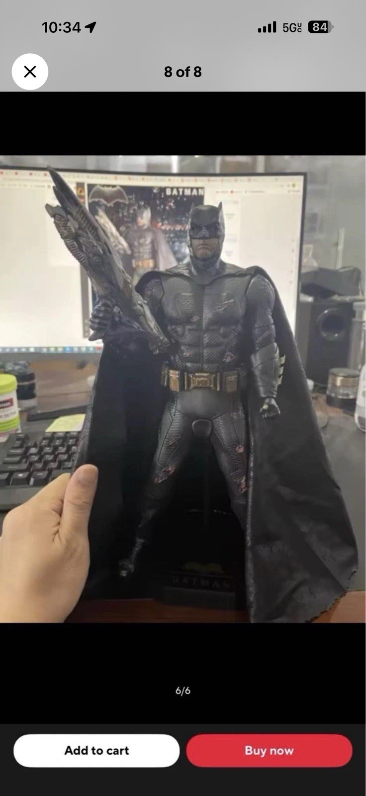 Batman 1:6 Scale Action Figure Black TV, Movie & Video Games Franchise