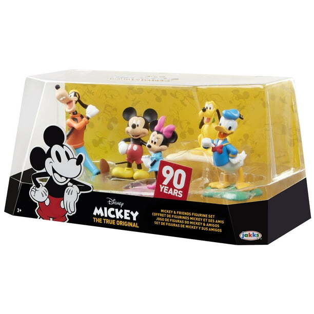 Mickey & Friends Figurine Set -90 Years – 5 Piece Figure Pack