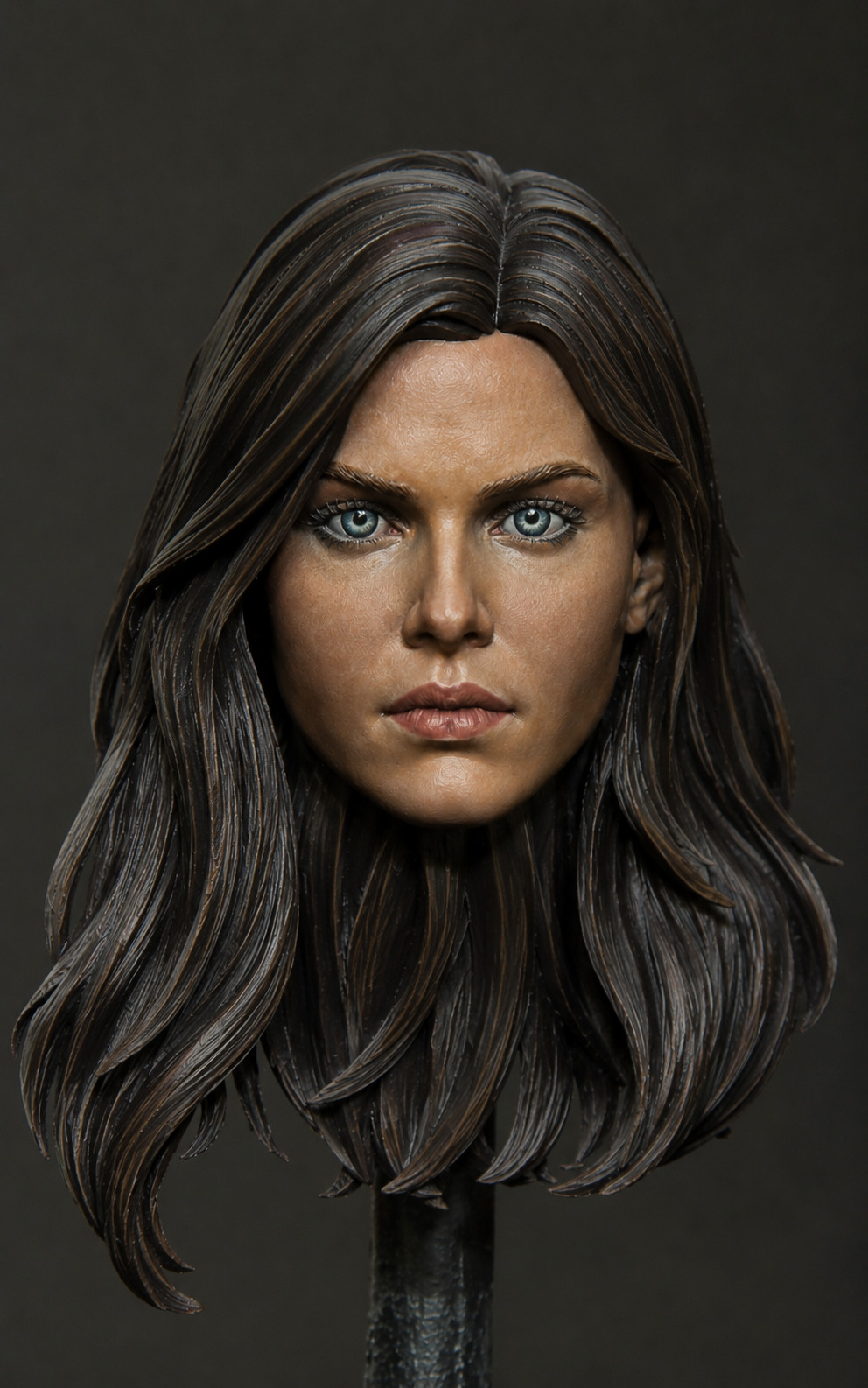 1:12 to 1:6 Scale Head [Unpainted]: Alexandra Daddario (Lois Lane)