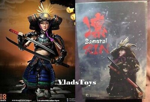 Japanese Female Samurai RIN Black Armor Version 1/6 i8 TOYS i8-001B USA IN STOCK