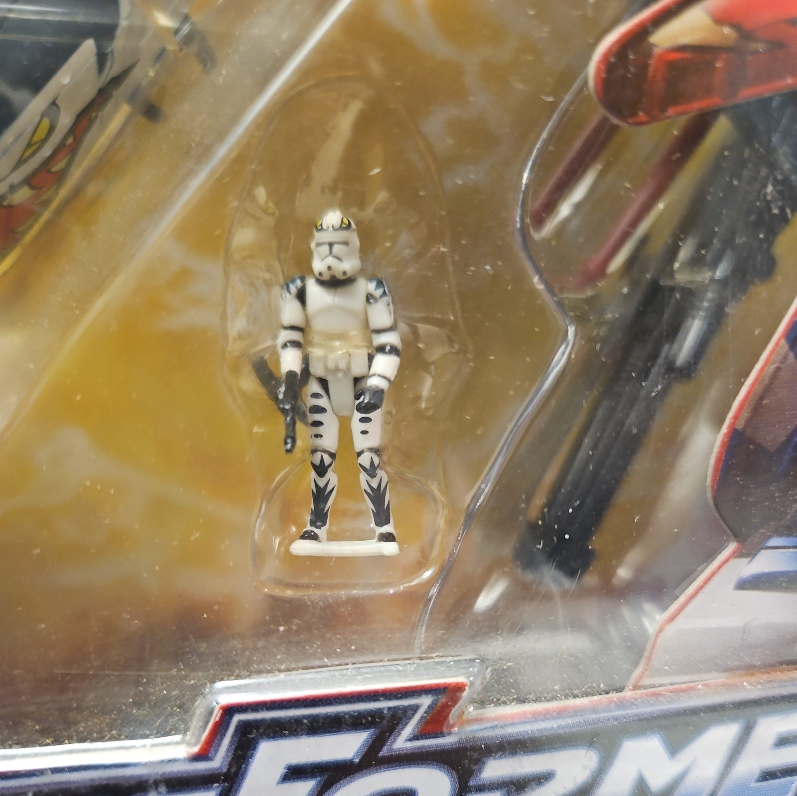 2007 Star Wars TRANSFORMERS Clone Pilot ARC-170 Star Fighter Sealed