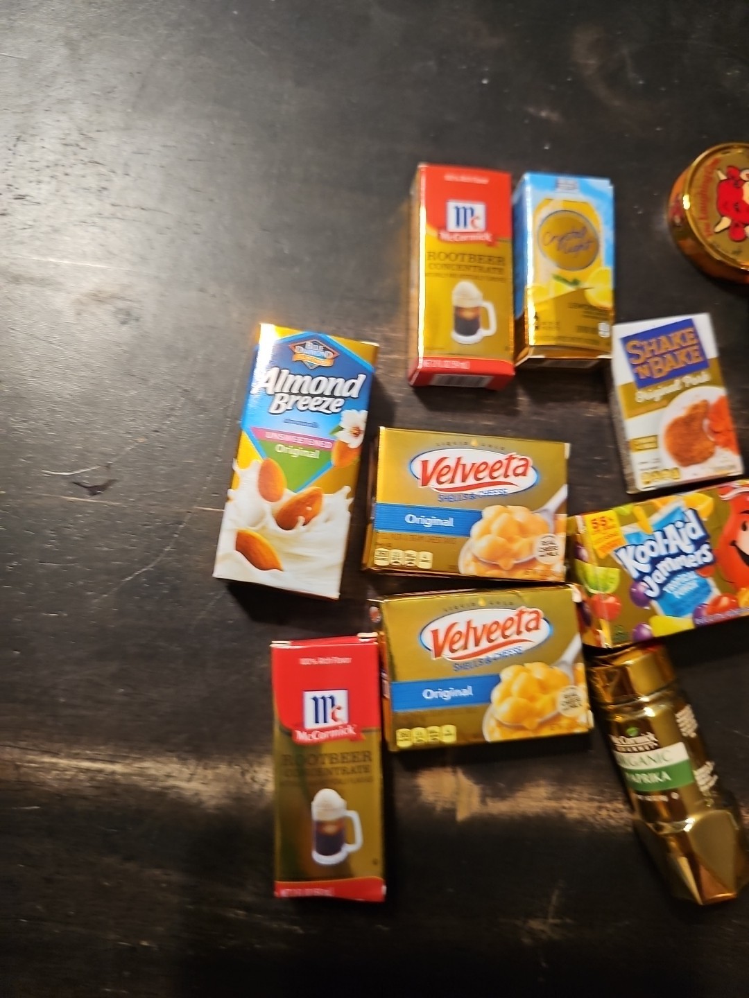 Lot of 11 Mini-Brands/World’s Smallest Toys Velveeta Mccormick Kool-Aid