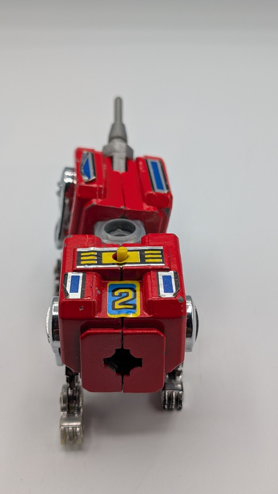 1980’s Bandai Toei Voltron GoLion Diecast Red Lion #2 4″ Figure (Body Only)