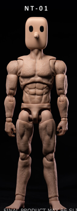 NT-01: Nota Studio Notaman 1/12 male base body action figure – Muscular Type