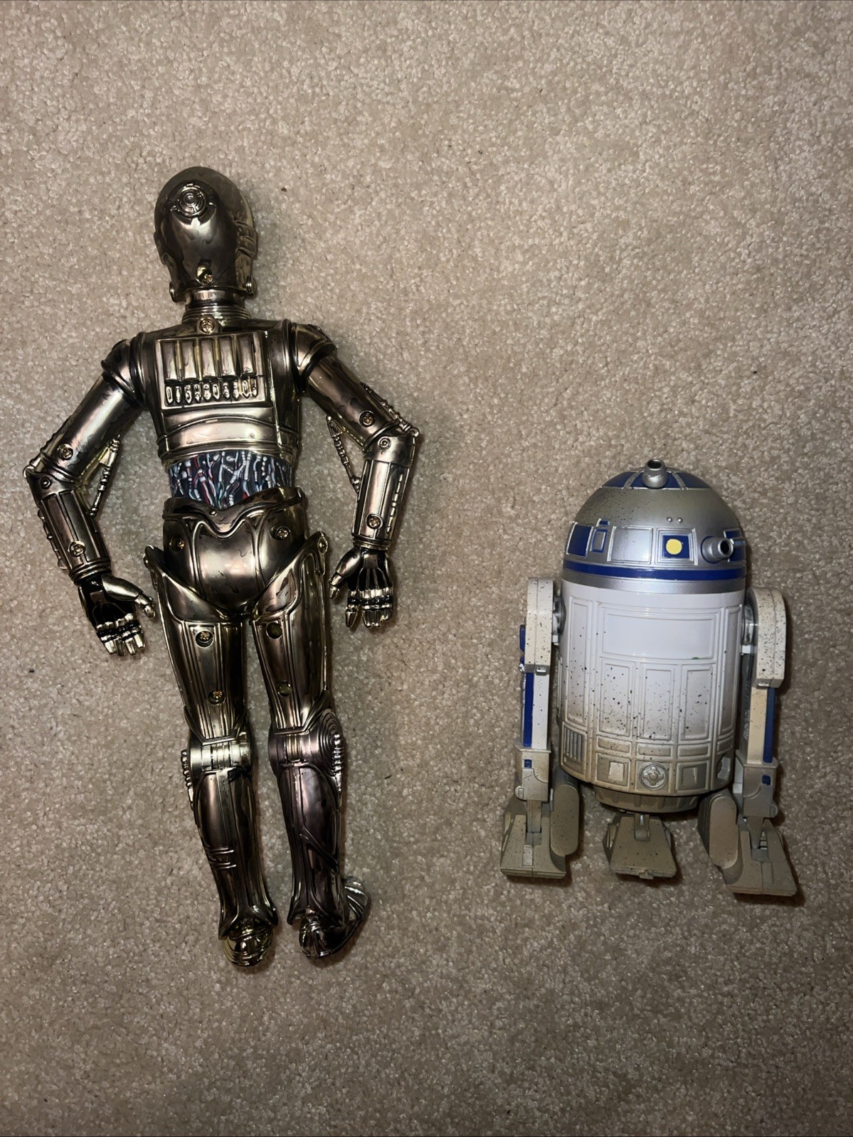Star Wars Action Collection 1/6 Scale C-3PO & R2-D2 2 Pack 12″ Figure Lot 1997