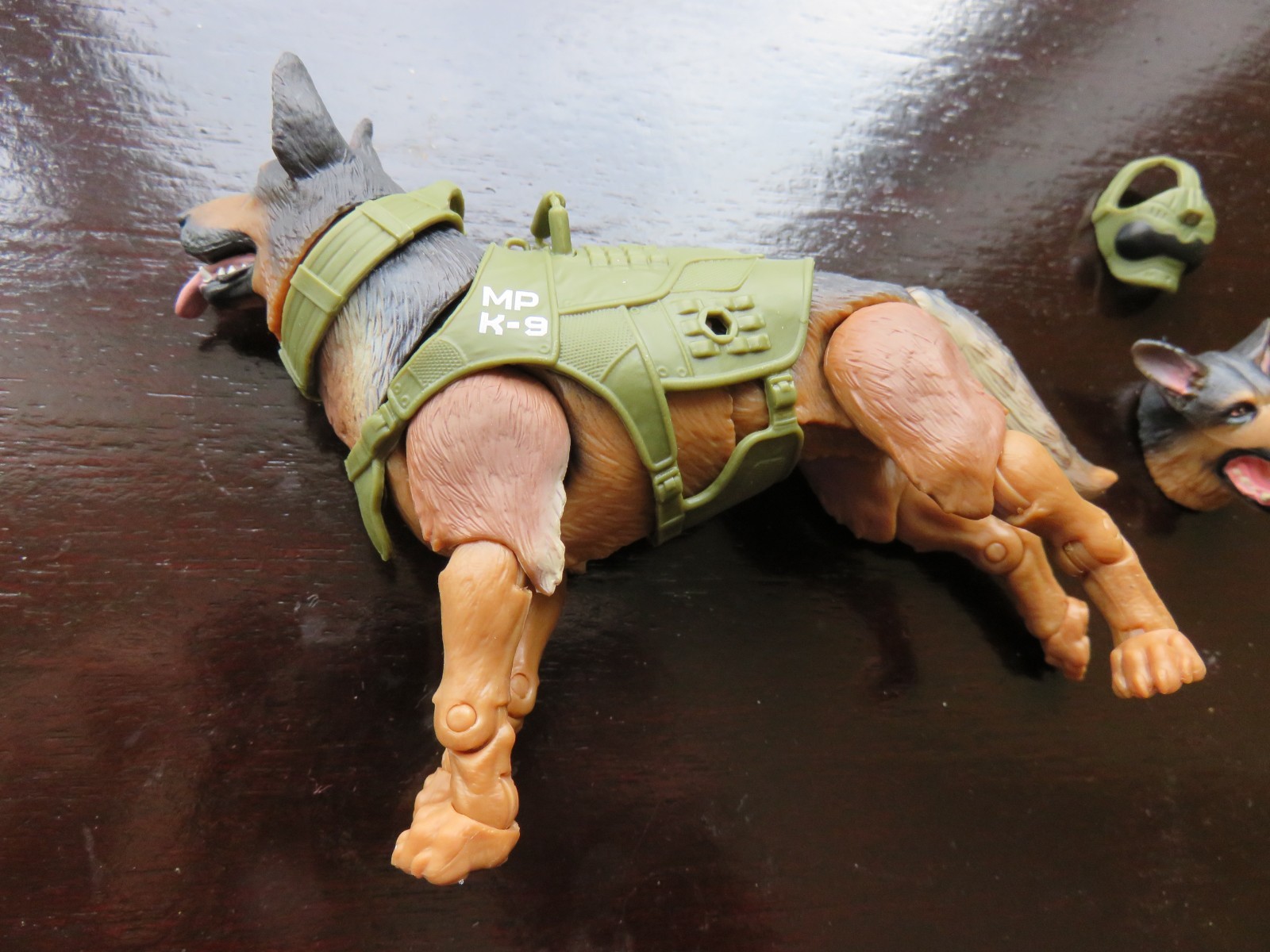 Hasbro GI JOE CLASSIFIED #157 Law & Order DOG w/Vest Head 6″ CUSTOM FODDER Parts