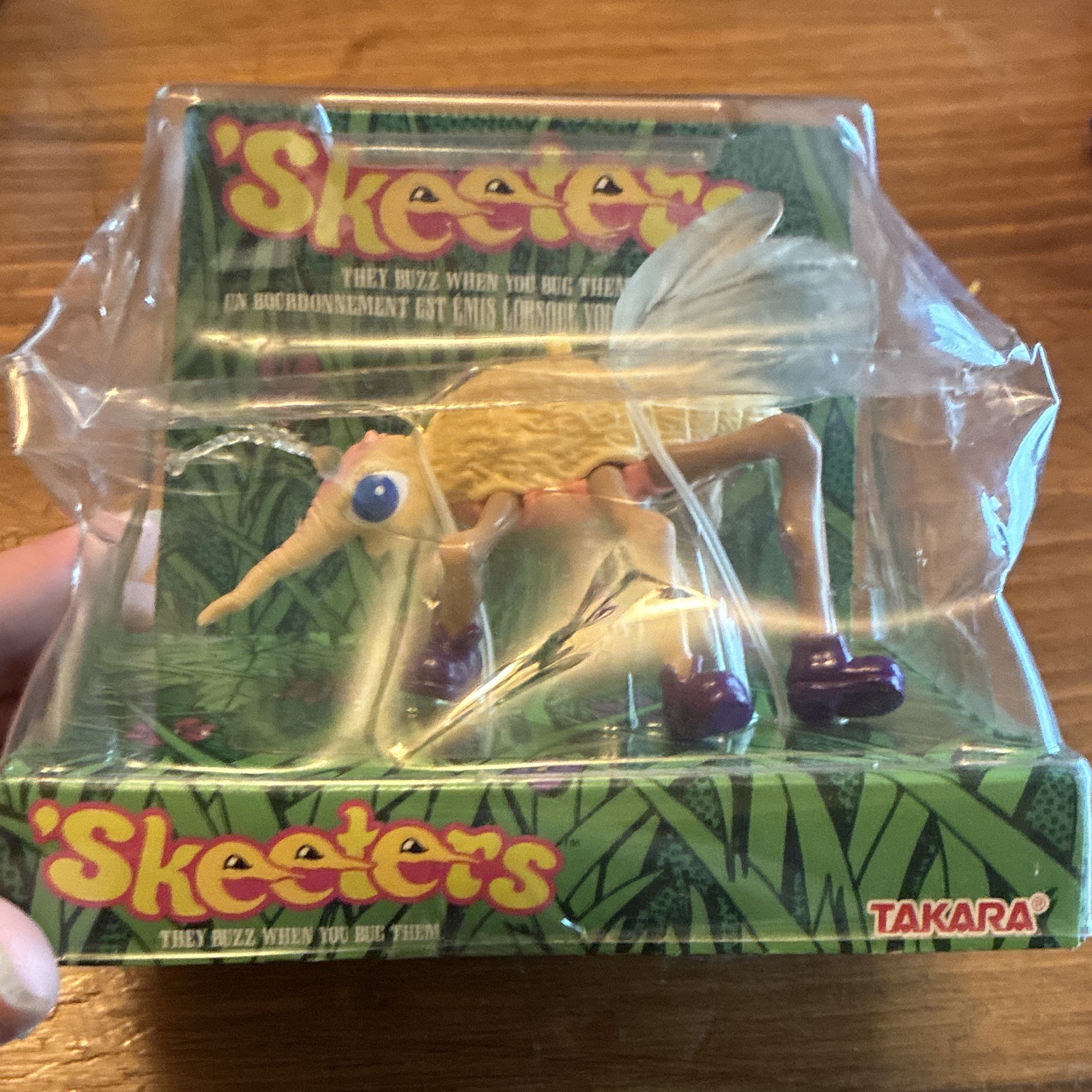 Takara Skeeters Motion Activated Action Figure w/ Sound Boxed Plastic 1993