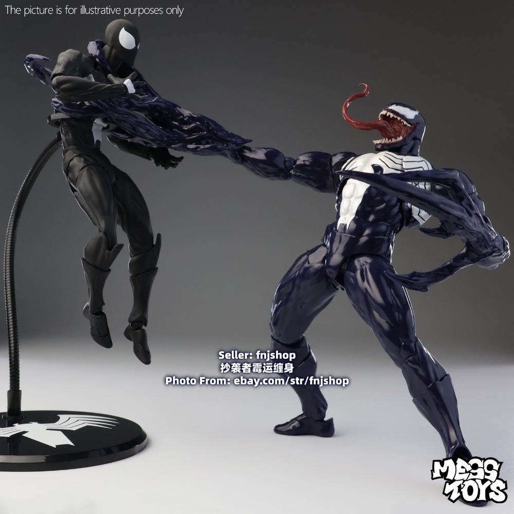 Mess Toys Venom Lethal Neighbor Spider-Man Symbiote 1/12 Action Figure US STOCK