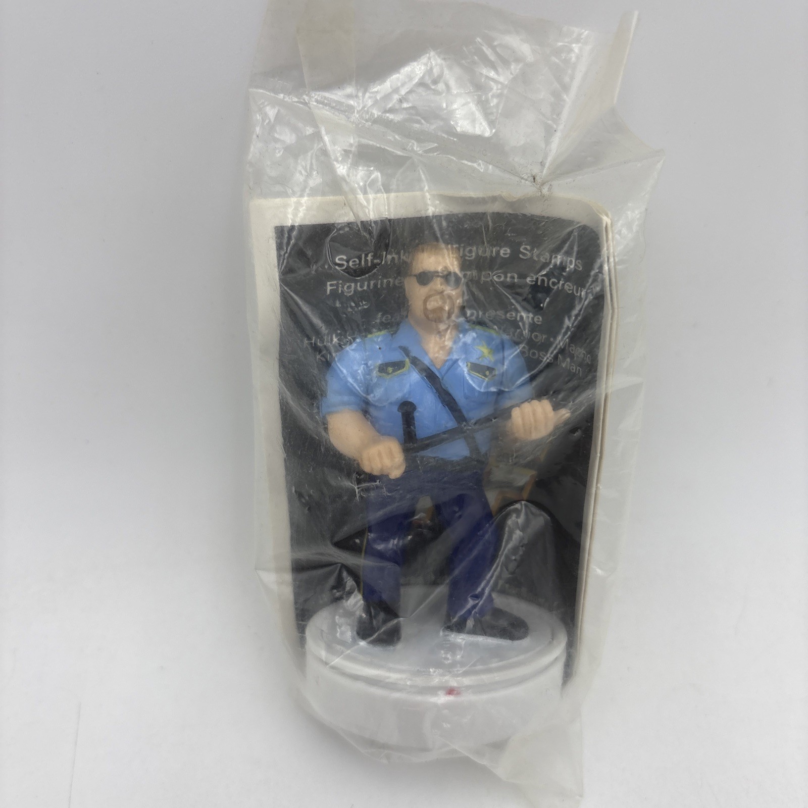 WWF Titan Sports Self Inking Stamp Figure 1990-91 New Big Boss Man