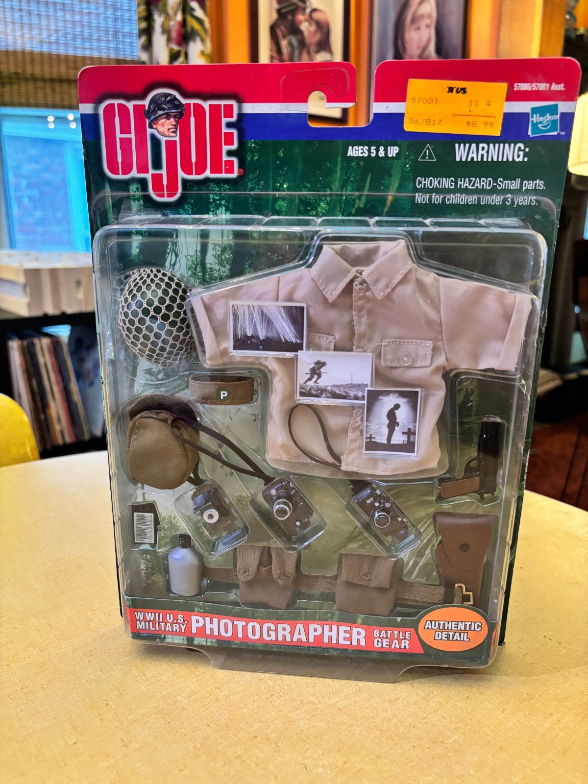GI Joe Battle Gear WWII US Military Photographer Accessory Set 2000 UNOPENED!