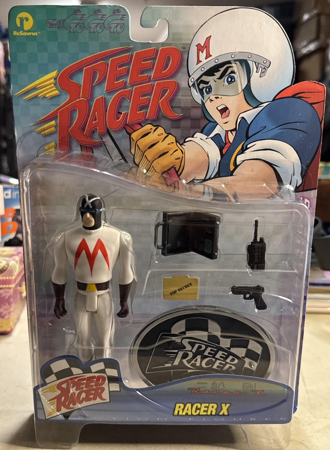 ReSaurus 1999 Racer X Series Two Speed Racer 5″ Action Figure MIB