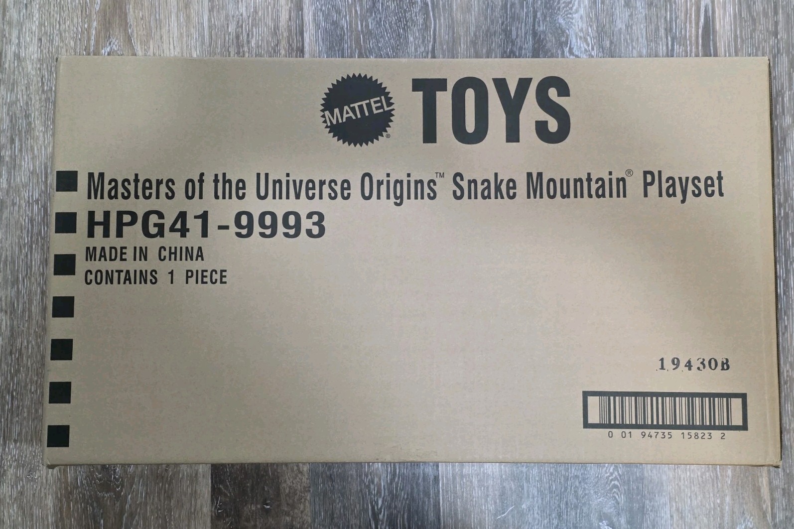 Mattel MOTU Origins Masters Of The Universe 2023 Snake Mountain SEALED SHIPPER