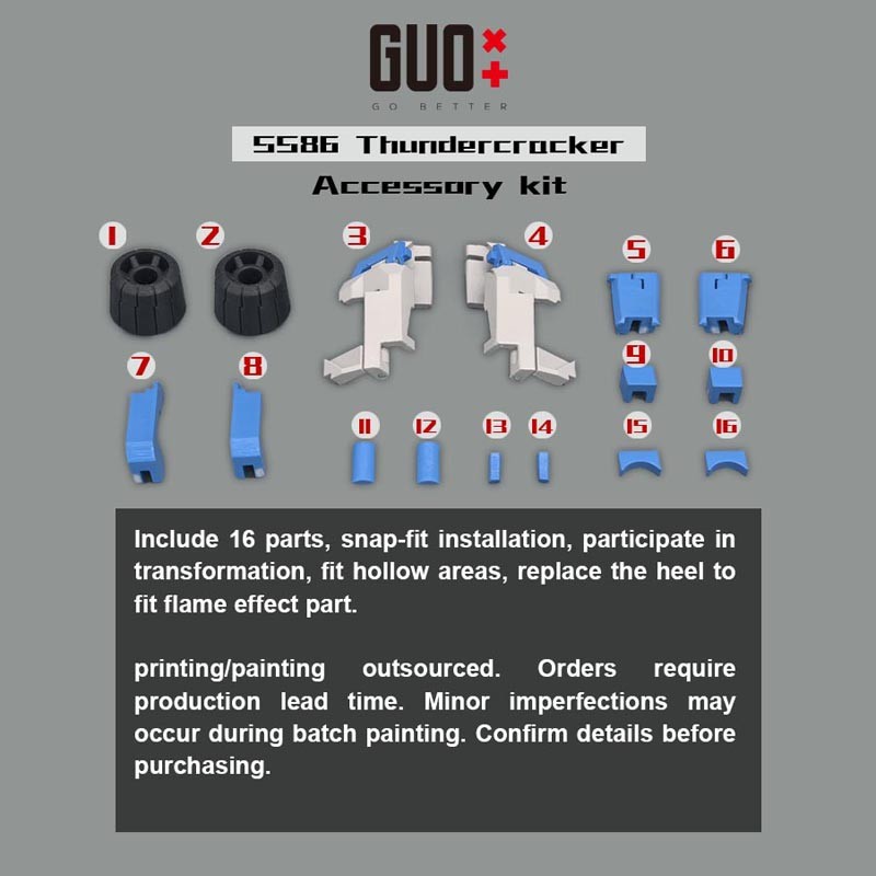 IN STOCK GO Better Filler Upgrade Kit For SS86 Thundercracker Filling Parts