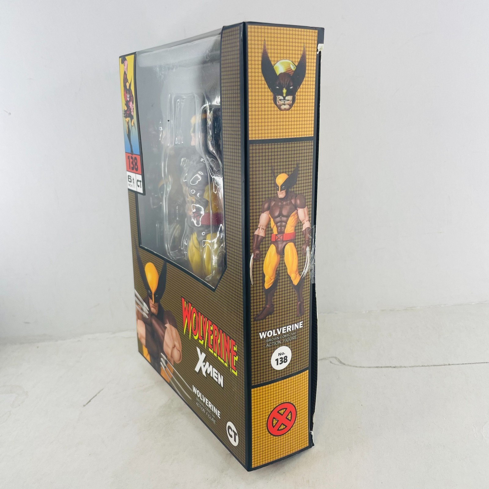 Wolverine X-Men Brown Comic Version w/Accessory 6″ Action Figure CT Toys #138