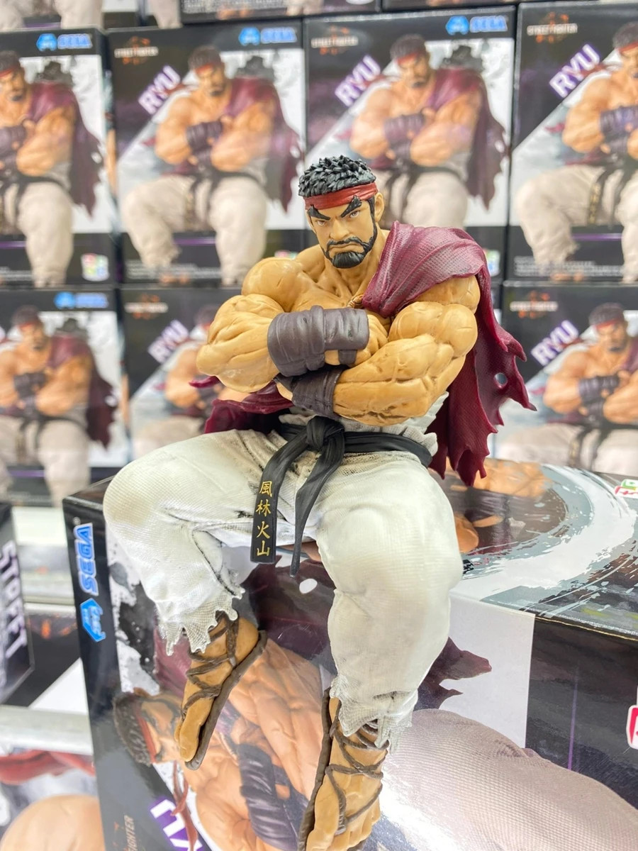 14cm Street Fighter 6 Anime Game Figure Ryu Action Figure Noodle Stopper Ryu Fig