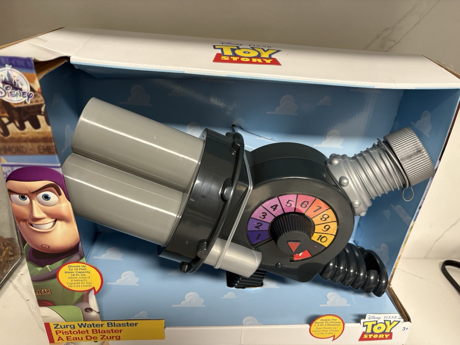 Disney Pixar Toy Story Zurg Water Blaster Gun New in Box Outdoor Summer Toy