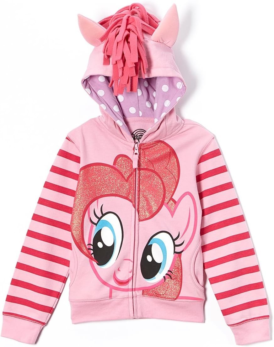 Girls My Little Pony Pinky Pie Hoodie, Cotton, Side Pockets