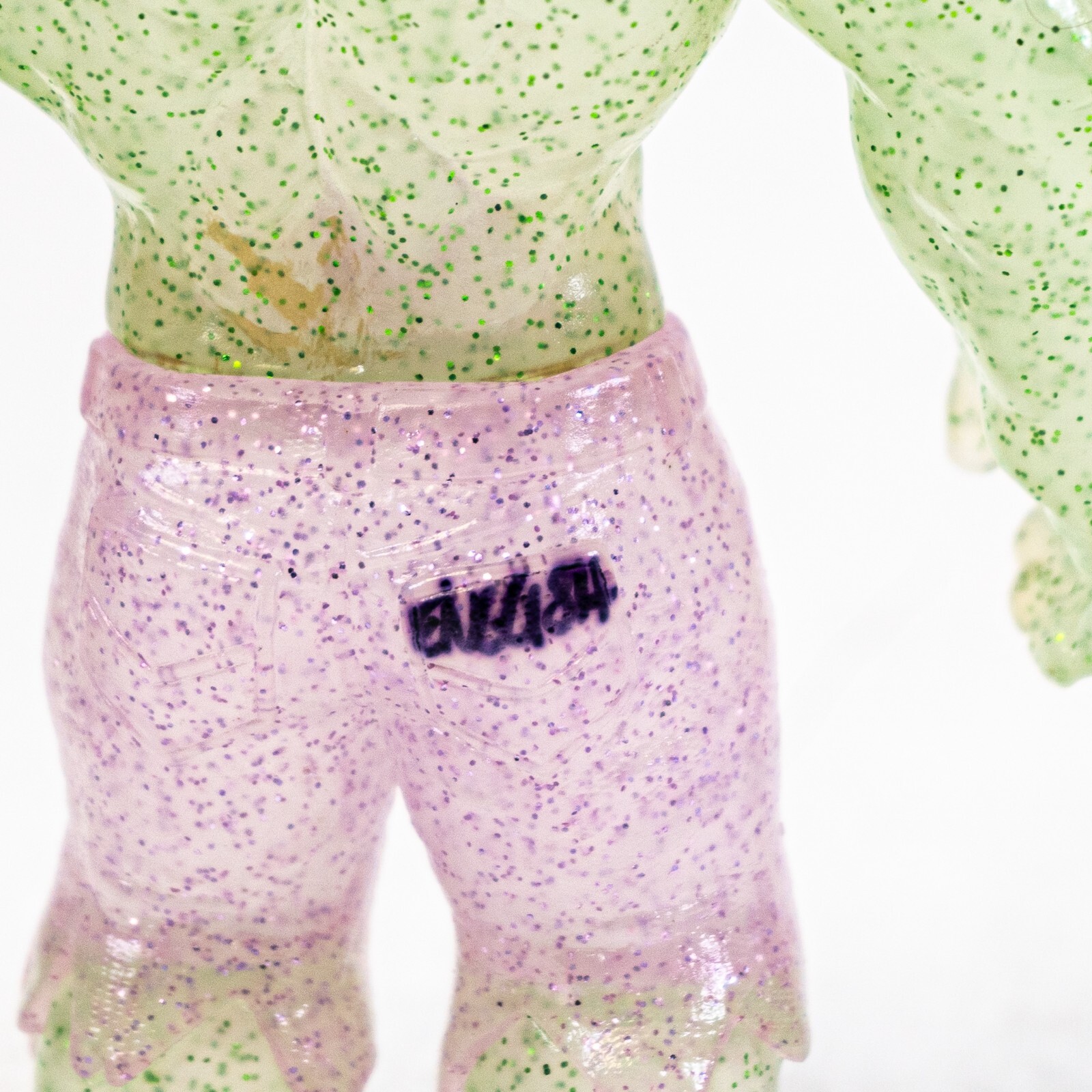 Ron English Temper Tot *Signed* NOS Exclusive Glitter 8″ Designer Figure w/ Box