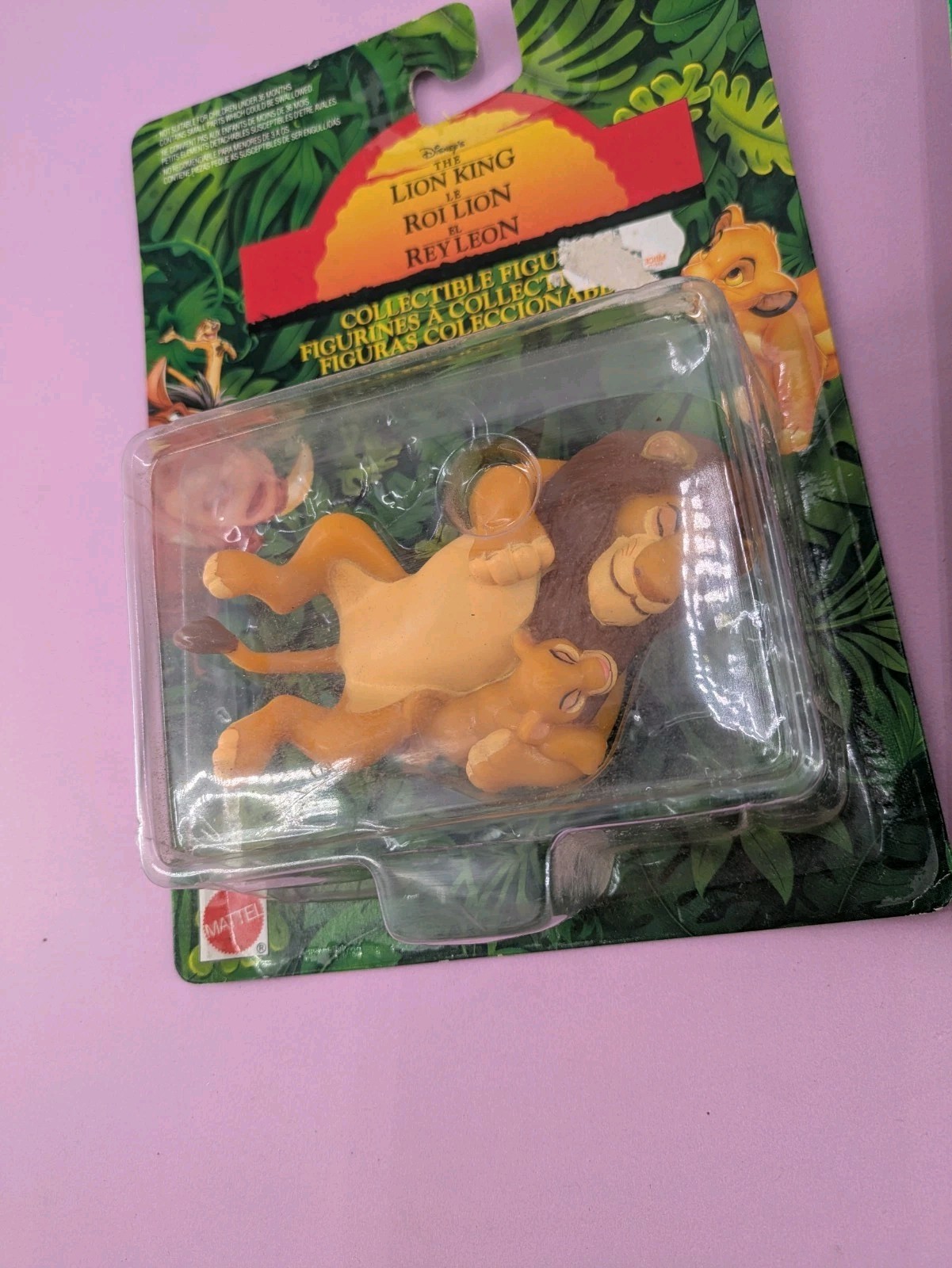 Vintage Mattel DISNEYS THE LION KING MUFASA & BABY CUB SIMBA Timon Pumba Lot