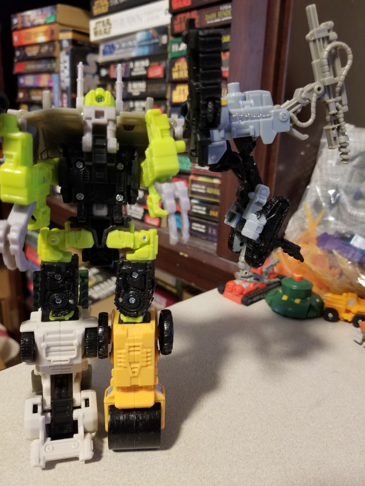 Transformers Power Core Combiner Steamhammer & Constructicons Complete