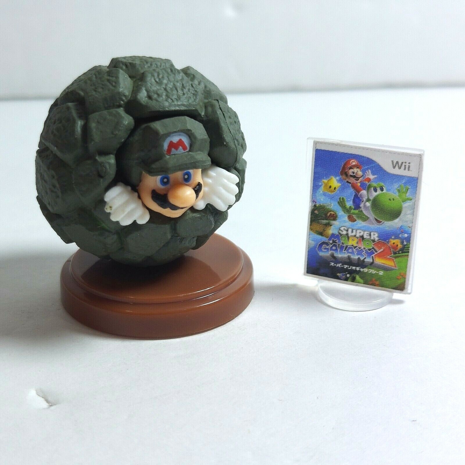 Super Mario Galaxy 2 2″ Goro Rock Mario Choco Egg Mini Figure Gashapon Furuta