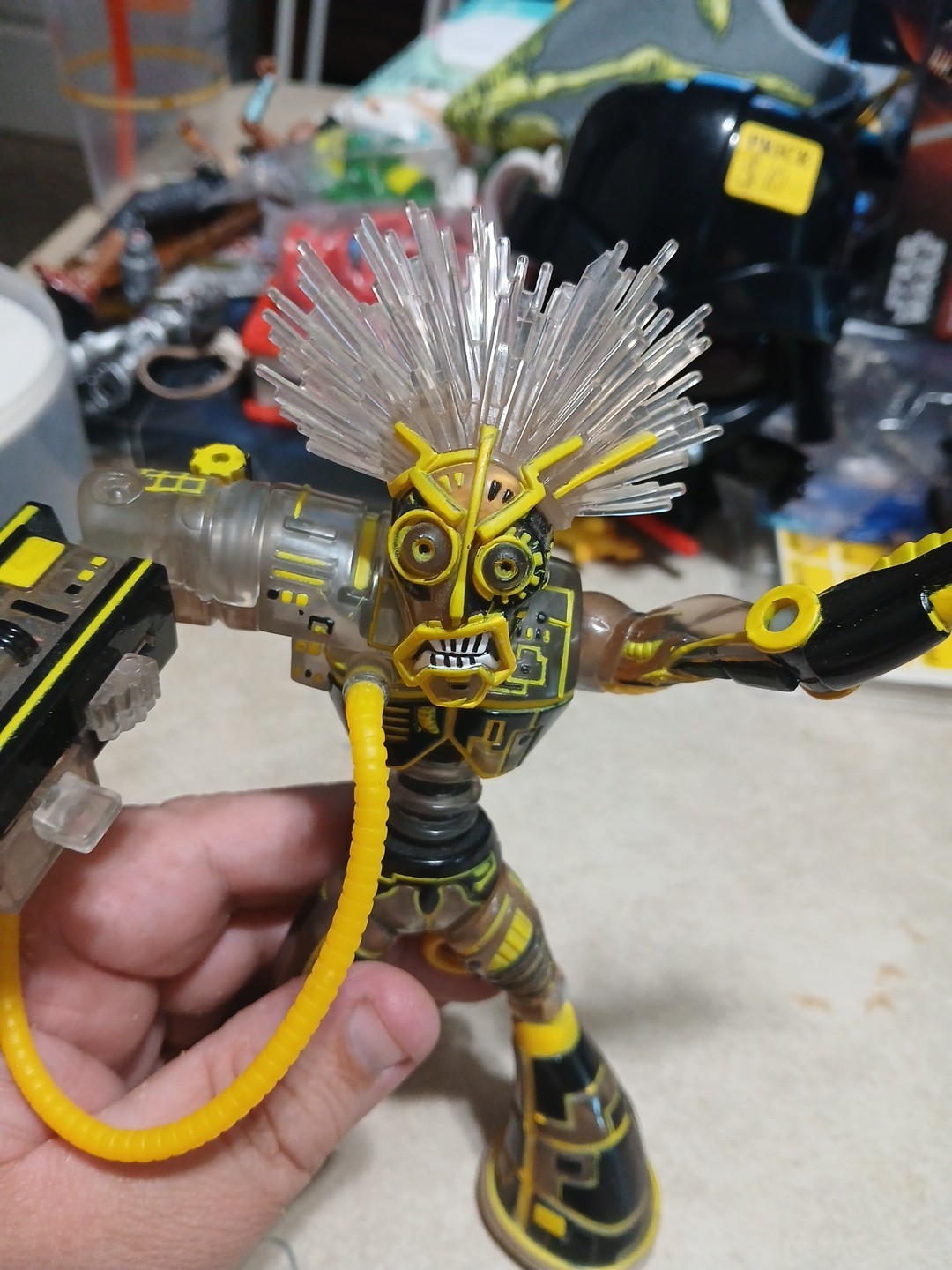 Warlock 1998 Toy Biz X Men The New Mutants Action Figure W/ Mask Marvel Yellow
