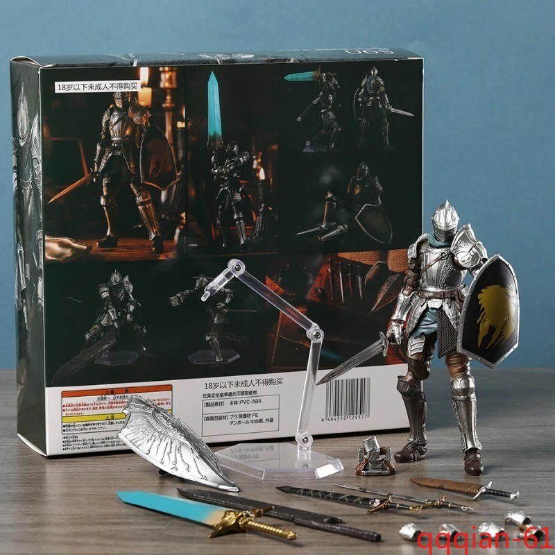 Dark Souls Figures Knight Armor Figure Demon’S Souls Action Figurine Fluted