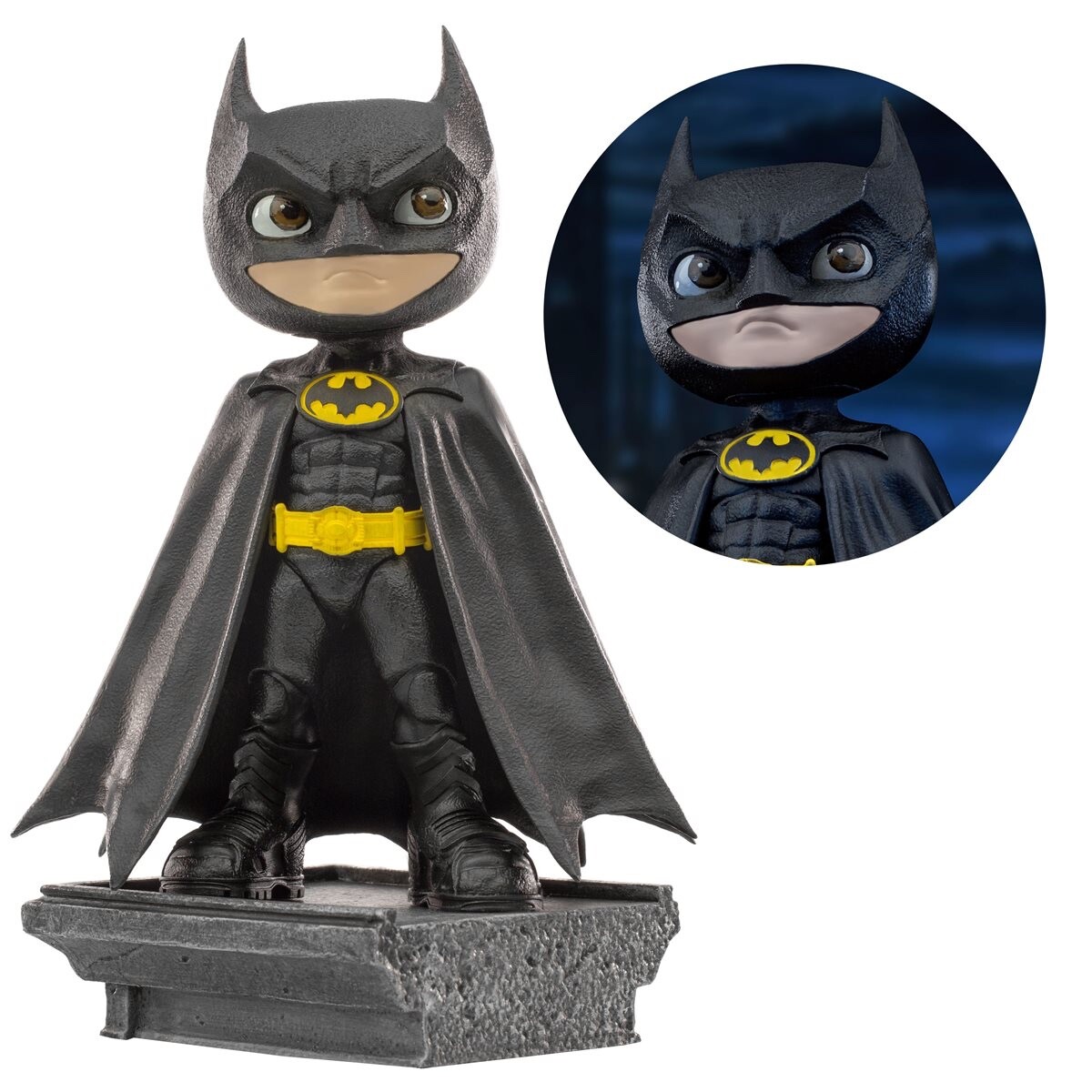IRON STUDIOS • MiniCo: 1989 BATMAN w/base • Mini Heroes • Vinyl Fig • Ships Free