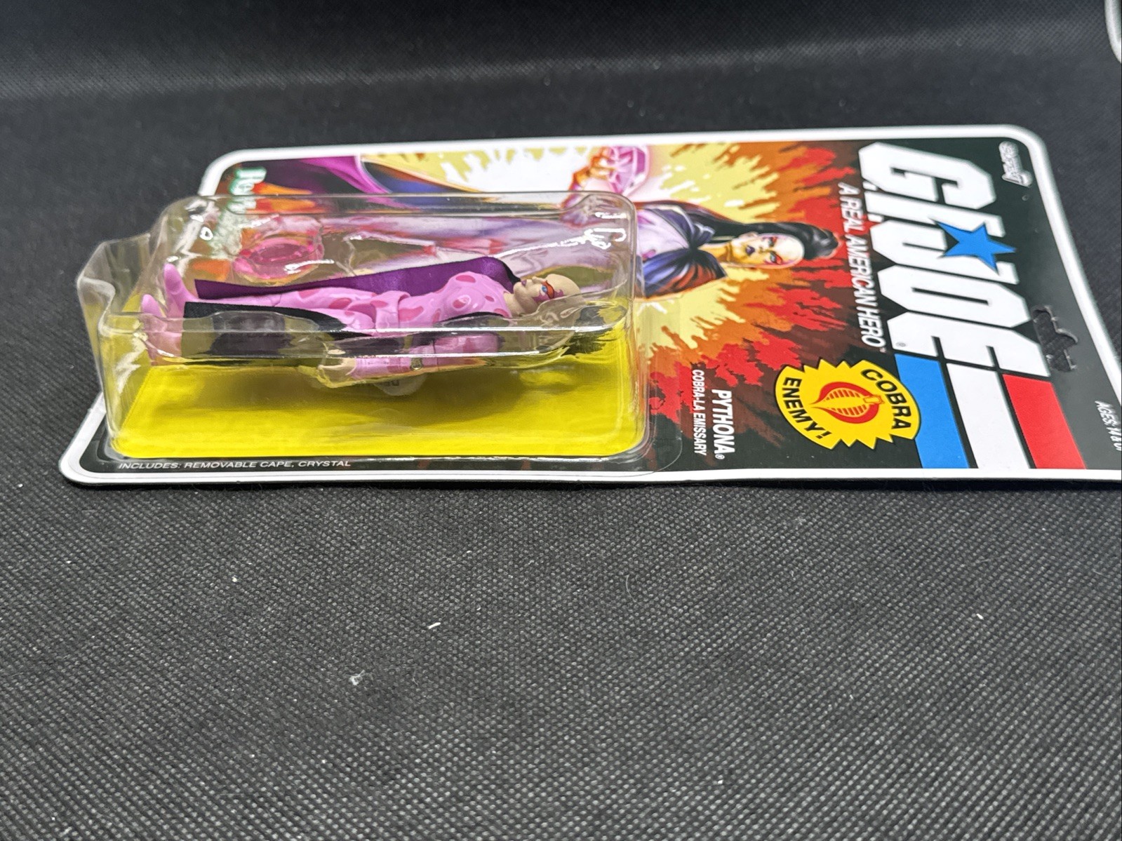 SUPER7 G.I. JOE COBRA PYTHONA COBRA-LA O-RING ACTION FIGURE REACTION MOC