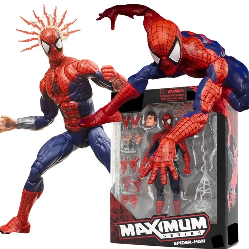 1/12 Spider-Man Peter Parker Action Figure Collection Joint Mobility Movie Chara