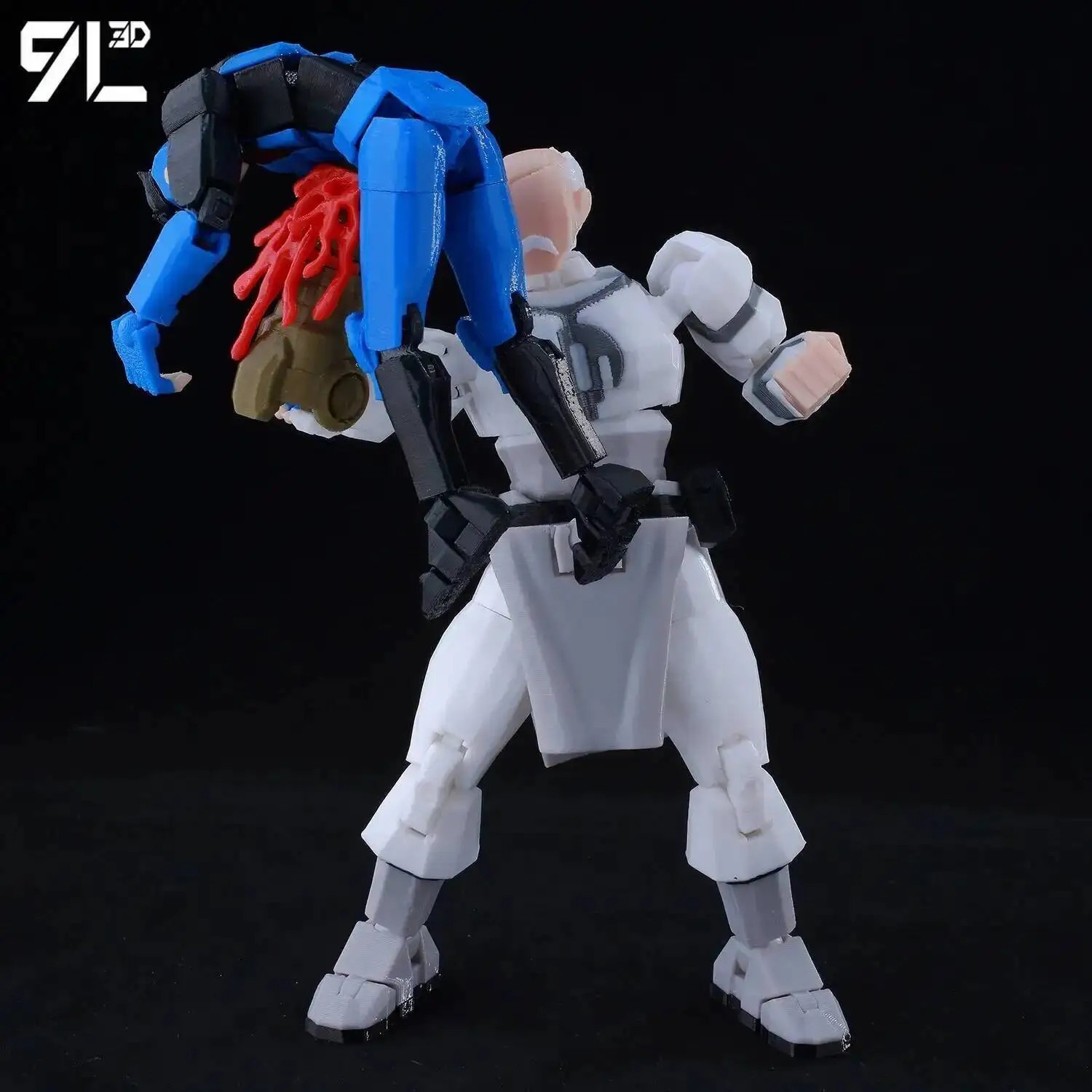 9L3D Lucky 13 Invincible Boy Conquer 3D Printed Anime Action Figure Collectible