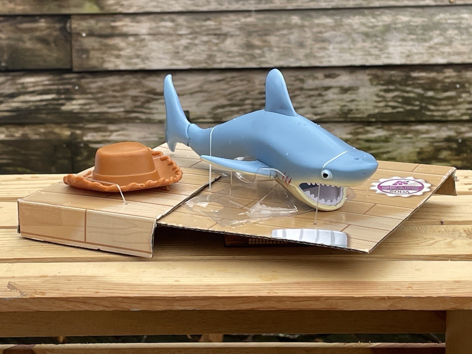 Disney Pixar Toy Story Shark Action Figure Mr. Shark With Woody’s Hat Rare New