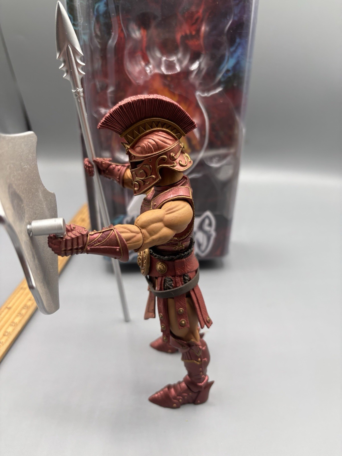 Mythic Legions Action Figure: Spartan Gladiator Vitus complete with box