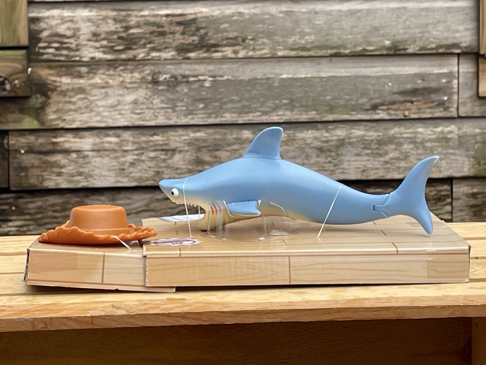 Disney Pixar Toy Story Shark Action Figure Mr. Shark With Woody’s Hat Rare New