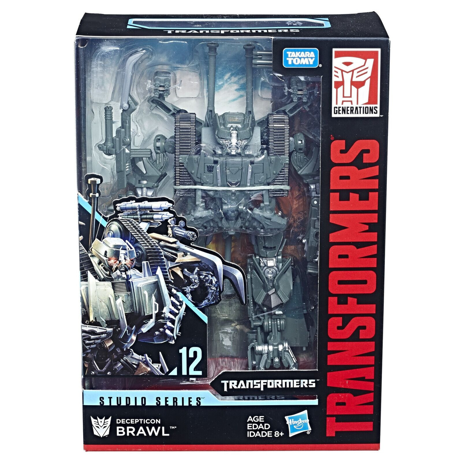 On Sale!!! Transformers Studio Series #12 BRAWL SS12 Voyager Decepticon Figure