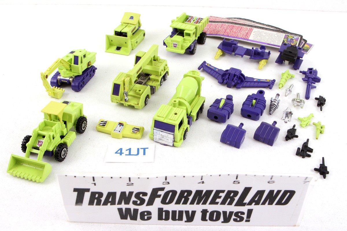 Transformers G1 Combiners Devastator Complete 1985 Vintage Hasbro