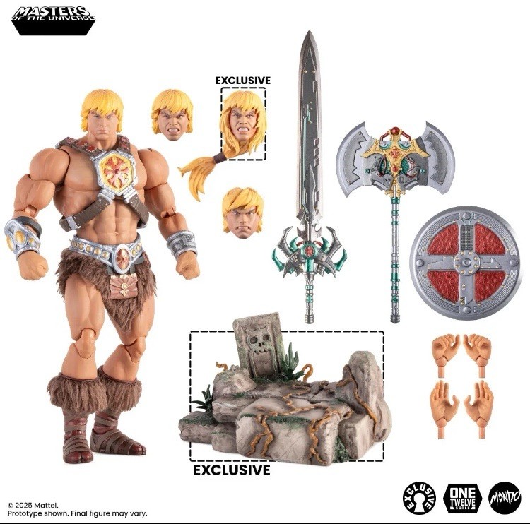 Mondo Masters Universe MOTU 200X – He-Man 1/12 Scale Figure – Timed Edition NIB