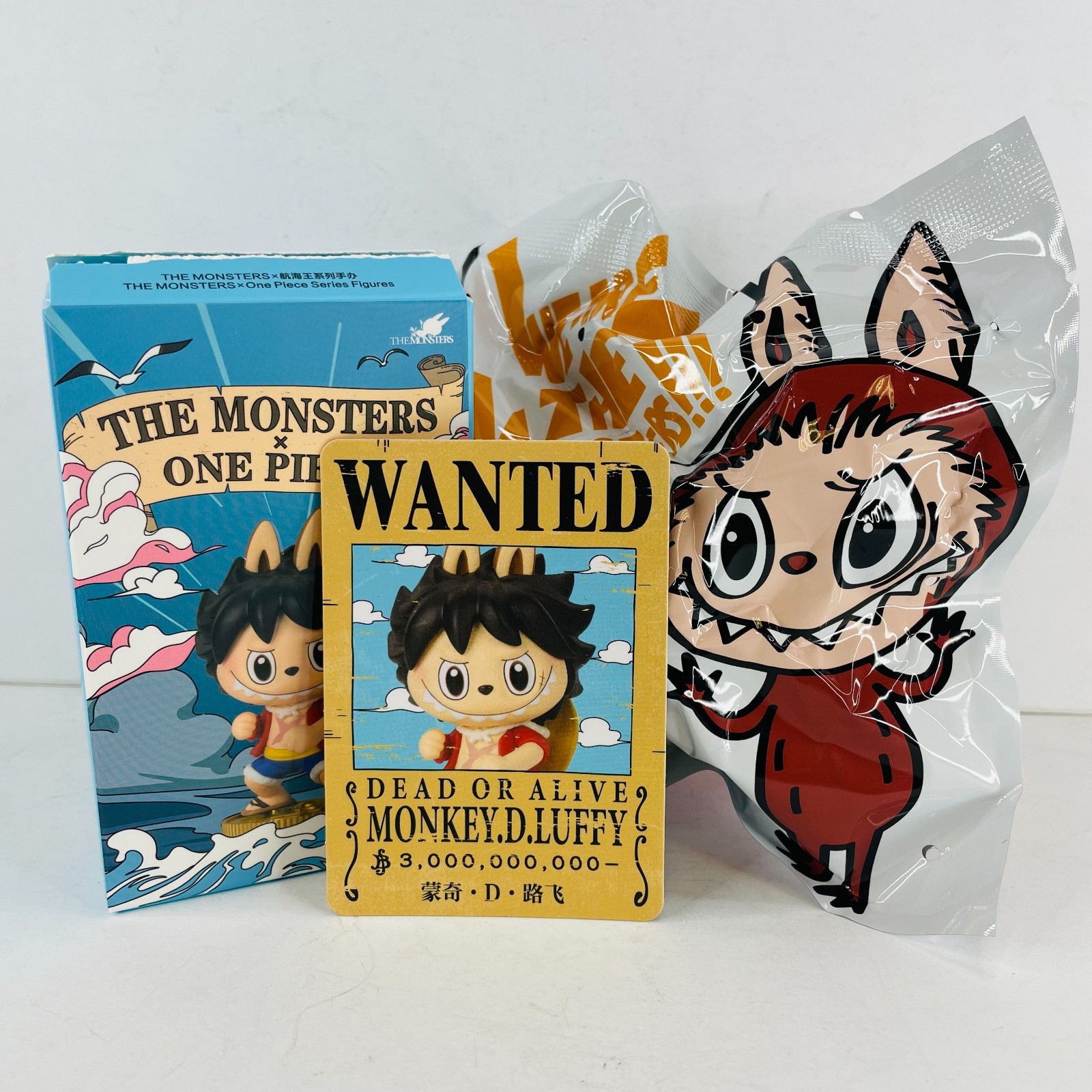 POP MART Labubu The Monsters x One Piece Figure Toy Doll – MONKEY.D.LUFFY