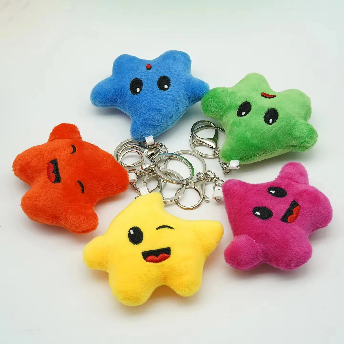 Anime Super Mario Galaxy Luma Plush Toy Stuffed Doll Keychain Fans Birthday Gift