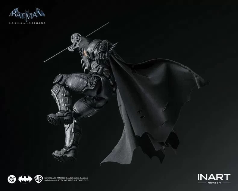 Inart 1/12 Batman: Arkham Origins Battle Damaged Version Action Figure In Stock